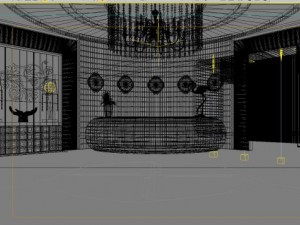 lobby space 059 Model 3D