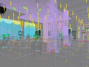 lobby space 002 3D Model