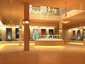 lobby space 060 Model 3D