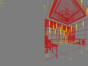 lobby space 023 Model 3D