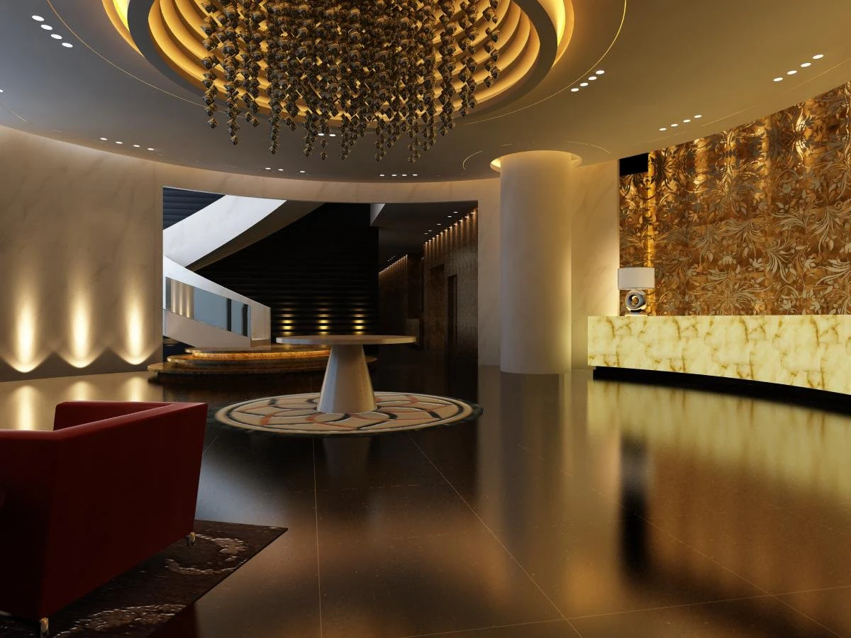 lobby space 024 3D Model .c4d .max .obj .3ds .fbx .stl .blend 