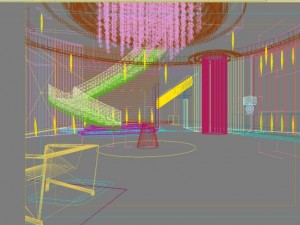 lobby space 024 Modelo 3D