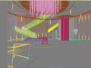 lobby space 024 3D Model
