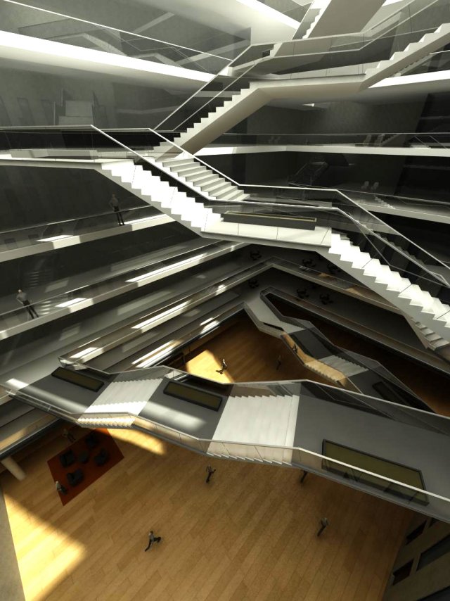 lobby space 021 Modèle 3D .c4d .max .obj .3ds .fbx .stl .blend 