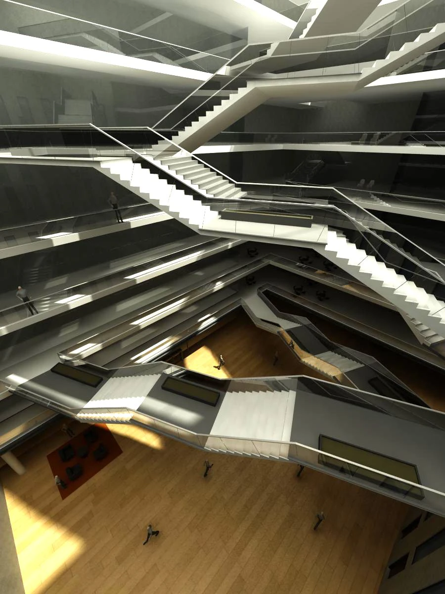 lobby space 021 3D Model .c4d .max .obj .3ds .fbx .stl .blend 
