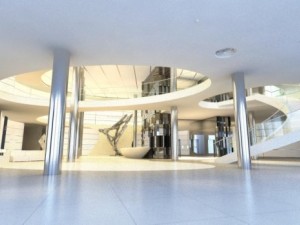 lobby space 056 3D Модель