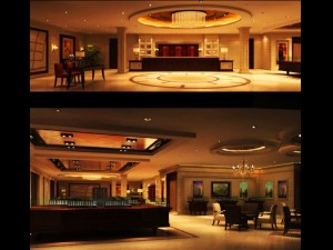 lobby space 076 Modelo 3D