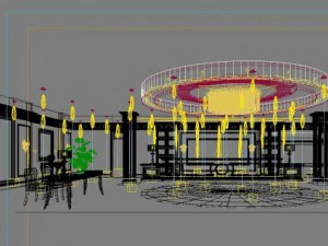 lobby space 076 3D Model