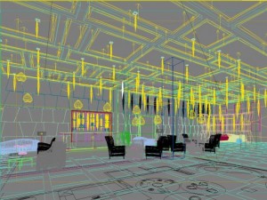 lobby space 083 Modello 3D