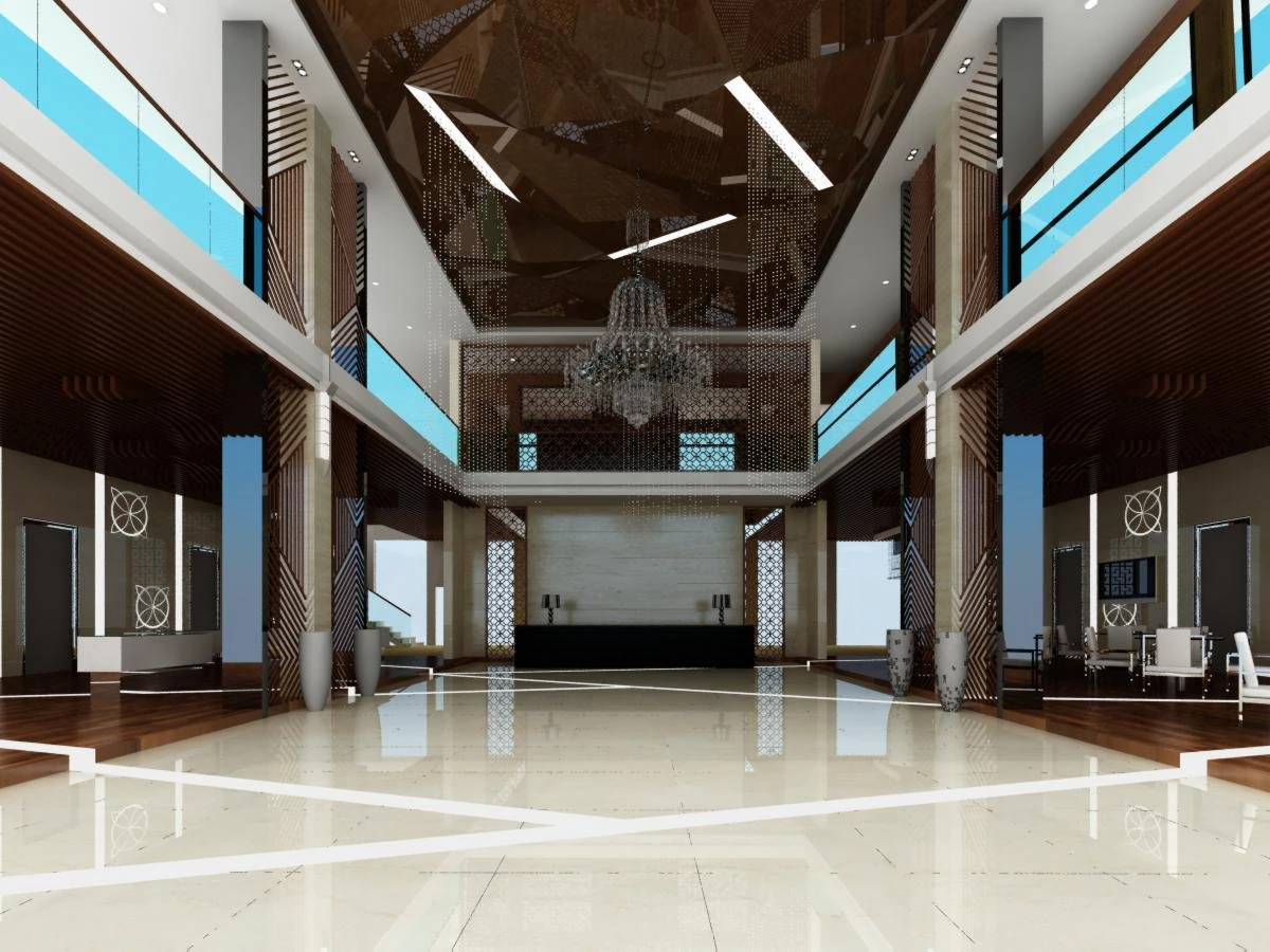 로비 공간 046 3D 모델 .c4d .max .obj .3ds .fbx .stl .blend 