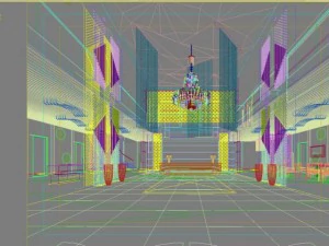 로비 공간 046 3D 모델