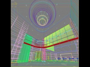 lobby space 026 Modello 3D
