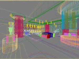 lobby space 081 3D Model