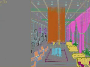 lobby space 014 3D Model