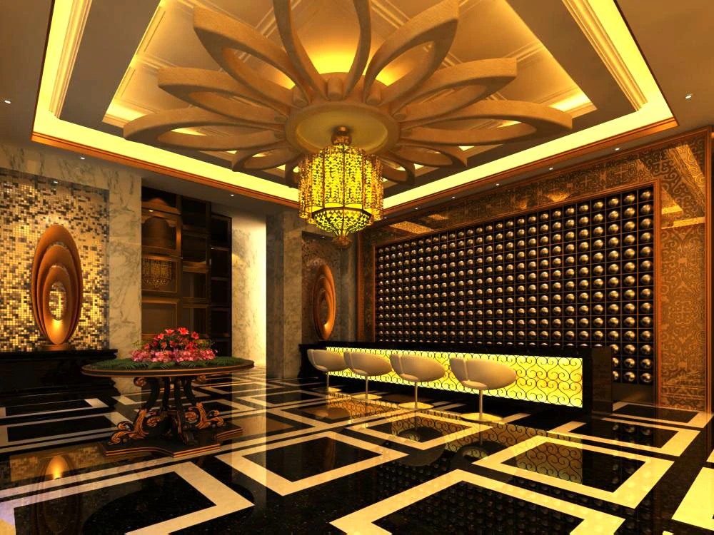 lobby space 078 3D Model .c4d .max .obj .3ds .fbx .stl .blend
