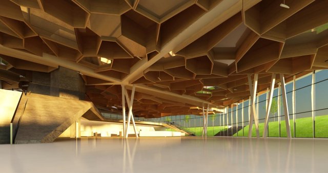 lobby space 020 3D 模型 .c4d .max .obj .3ds .fbx .stl .blend 