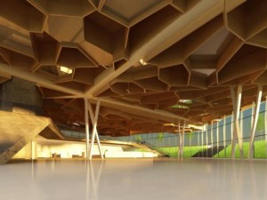 lobby space 020 Modelo 3D