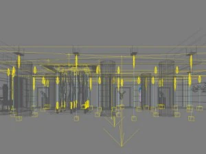 espacio del vest&iacute;bulo 015 Modelo 3D