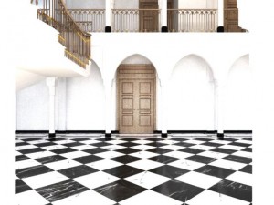lobby space 077 Modelo 3D