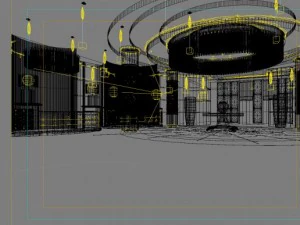 lobby space 057 3D Model