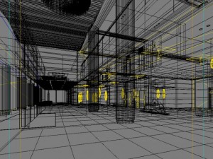 lobby space 019 3D 模型