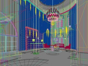 lobby space 051 Modelo 3D