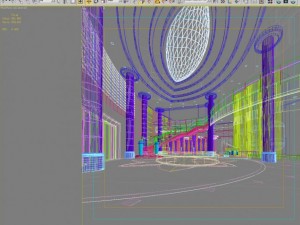 lobby space 029 Modèle 3D