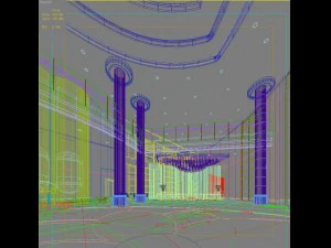 lobby space 033 3D Model
