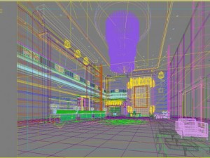 lobby space 031 Model 3D