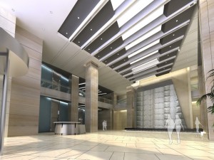 lobby space 037 Modèle 3D