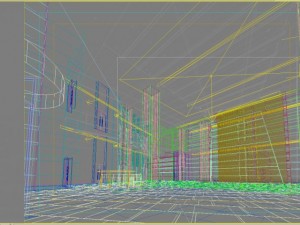 lobby space 037 Model 3D