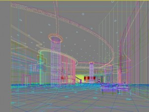 lobby space 025 3D Model