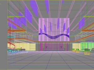 lobby space 039 3D Model