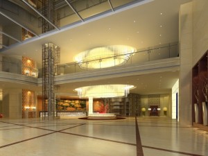lobby space 042 Modello 3D