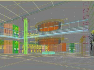 lobby space 042 3D Model
