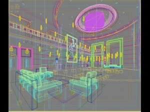 lobby space 044 3D Model