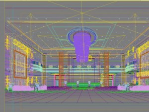 lobby space 045 3D 모델