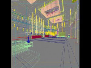 lobby space 047 3D Model