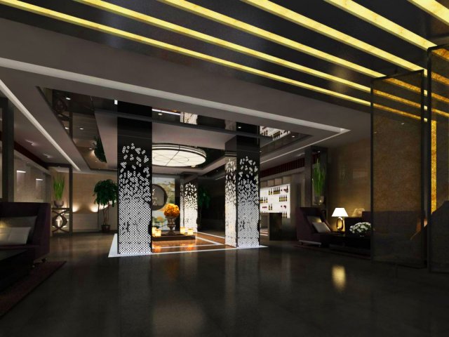 lobby space 052 Modello 3D .c4d .max .obj .3ds .fbx .stl .blend 