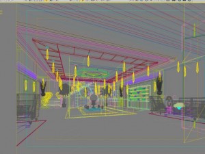 lobby space 052 Modello 3D