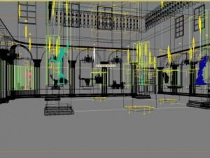 lobby space 058 3D 模型