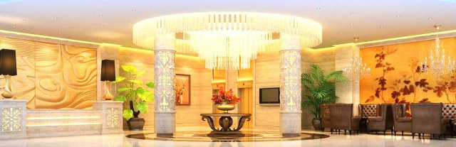 lobby space 062 Modello 3D .c4d .max .obj .3ds .fbx .stl .blend
