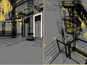 lobby space 066 Modèle 3D