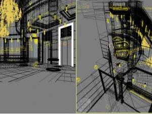 lobby space 066 3D Model