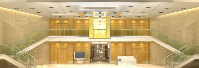 lobby space 068 3D मॉडल .c4d .max .obj .3ds .fbx .stl .blend 