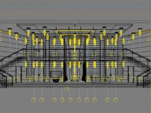 lobby space 068 3D Model