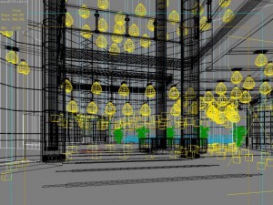 lobby space 072 Model 3D