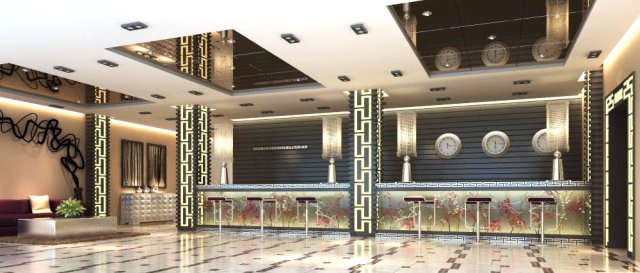lobby space 067 Modelo 3D .c4d .max .obj .3ds .fbx .stl .blend 