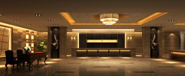lobby space 074 3D 모델 .c4d .max .obj .3ds .fbx .stl .blend 