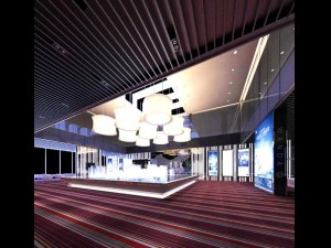lobby space 100 3D Модель